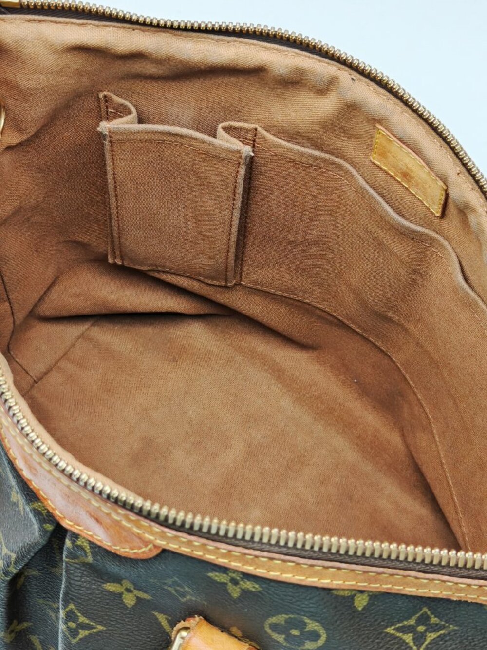 Louis Vuitton Monogram Palermo PM Shoulder Bag Tote Crossbody w Strap - Picture 14 of 16